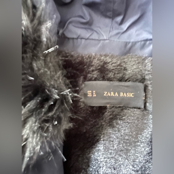 SOLD Zara Navy Winter Coat - Picture 2 of 6